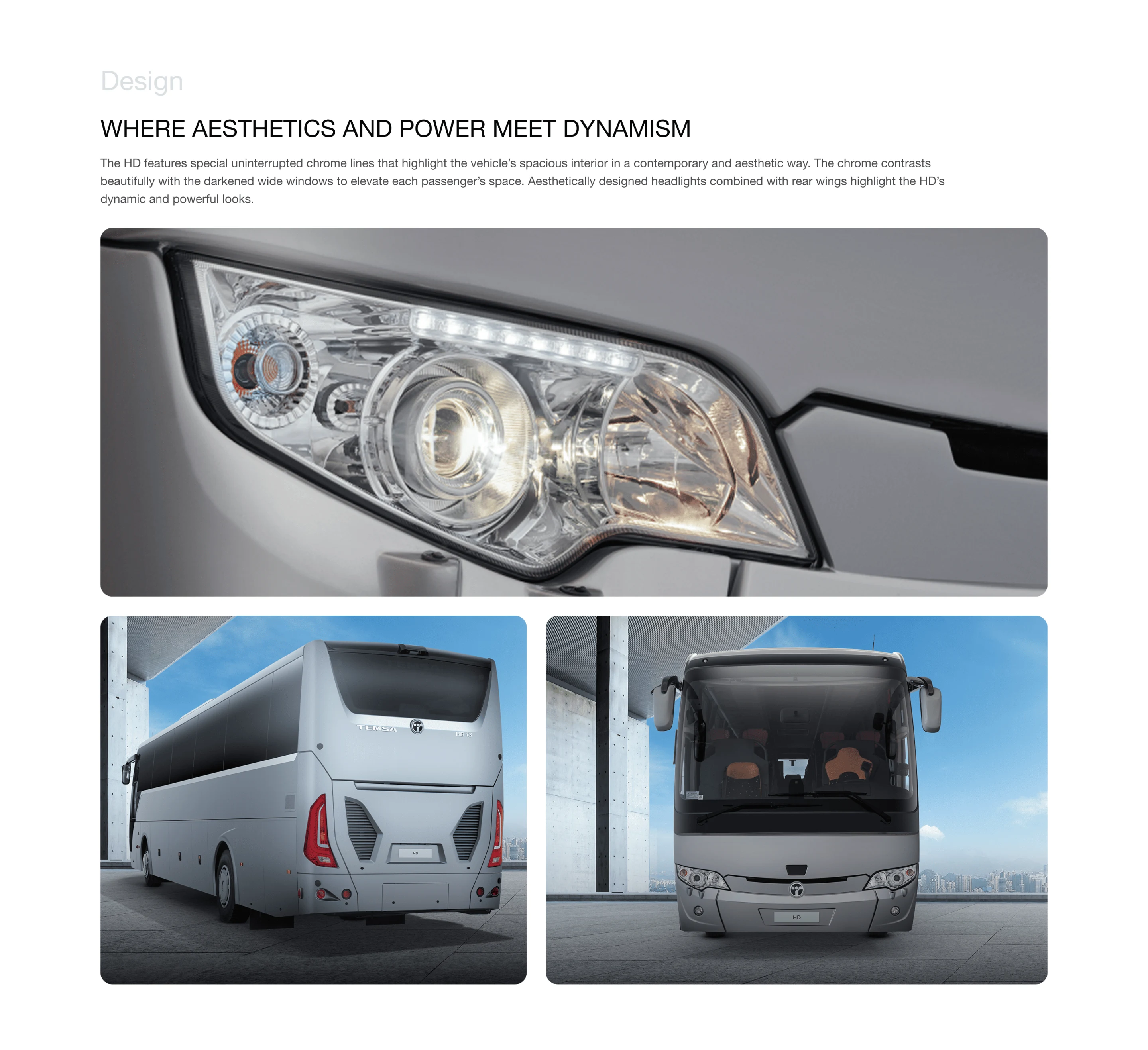 Temsa design showcase presentation