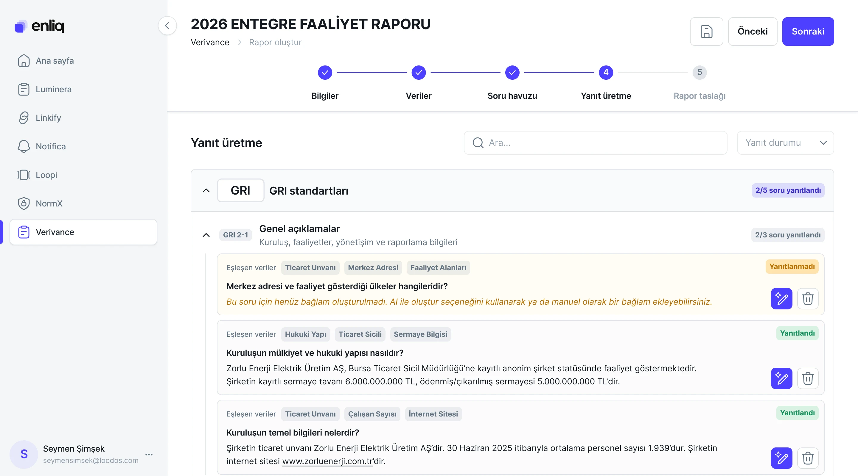 Enliq product screen 4
